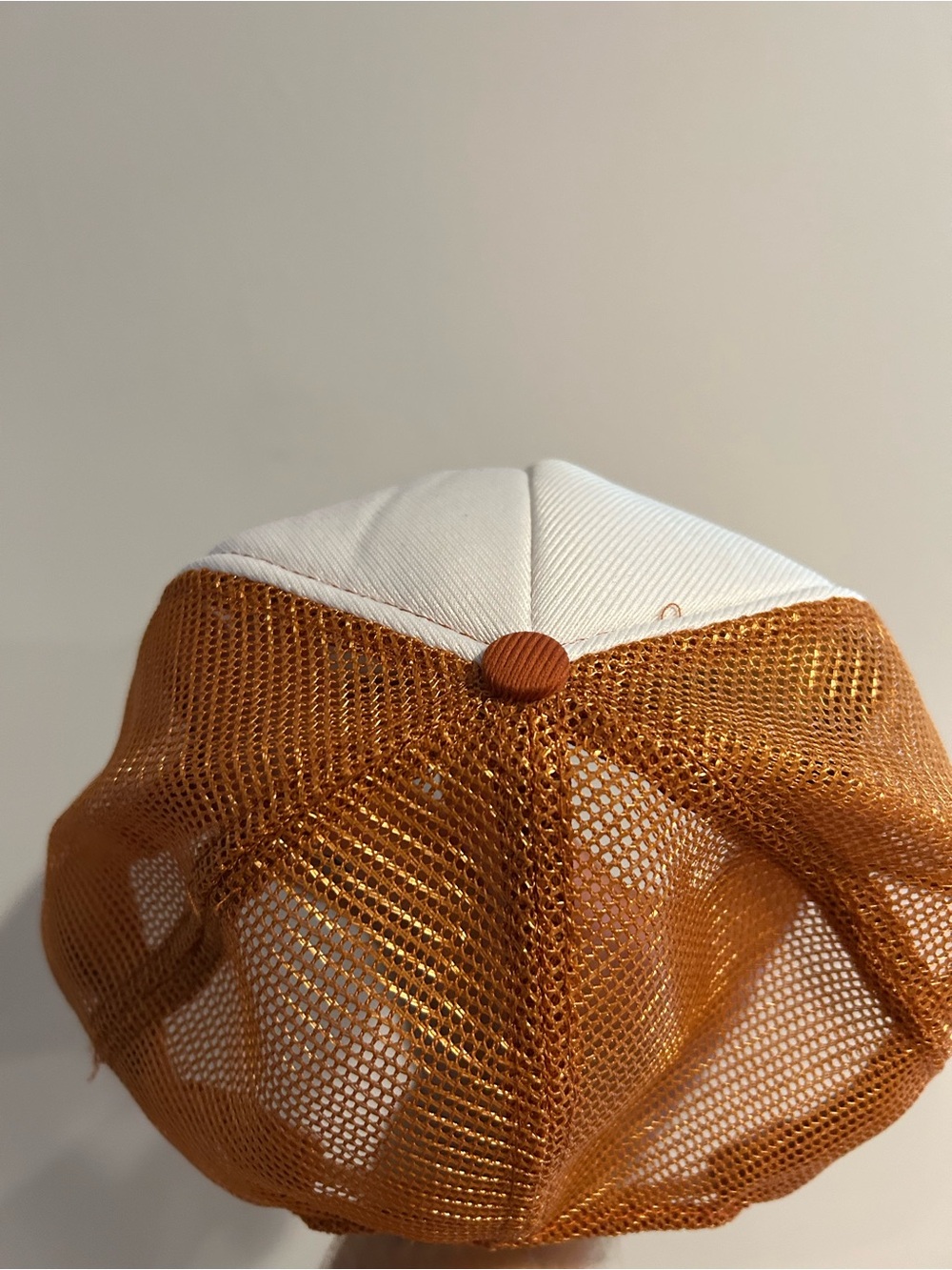 Vintage Meza Sporting Goods Trucker Hat Cap Tan Brown Mesh Snapback 80s - Picture 6 of 10